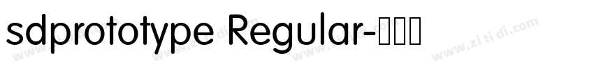 sdprototype Regular字体转换 sdprototype Regular字体转换